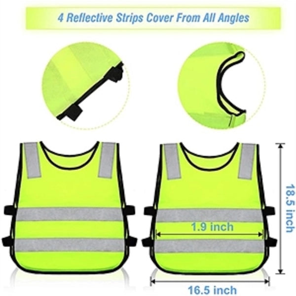 Child Safety Visibility Vest for Cycling Skiing