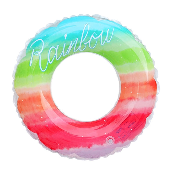 Inflatable Pool Float Glitter Swim Ring Water Tube Toy