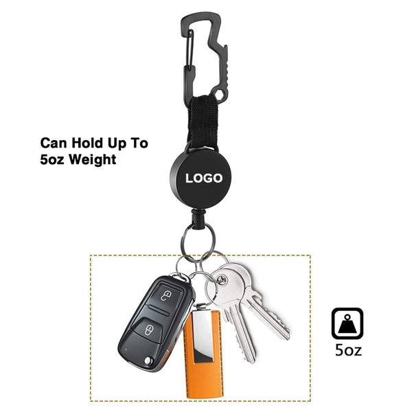 Heavy Duty Badge Holder Reel With Multi Knife Clasp