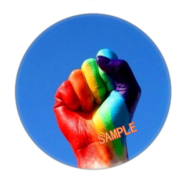 Rainbow Gay Color Pride Flag Pin Button