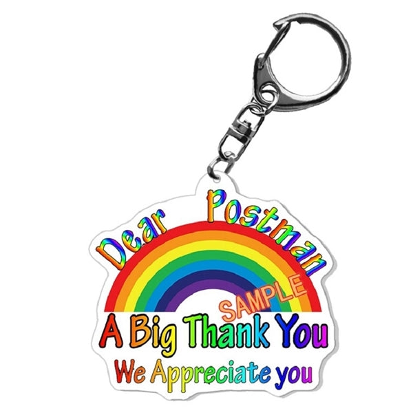 Gay Pride Awareness Rainbow Keychain