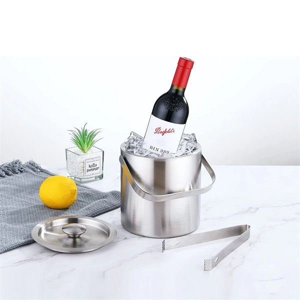 Portable Double Wall Ice Bucket