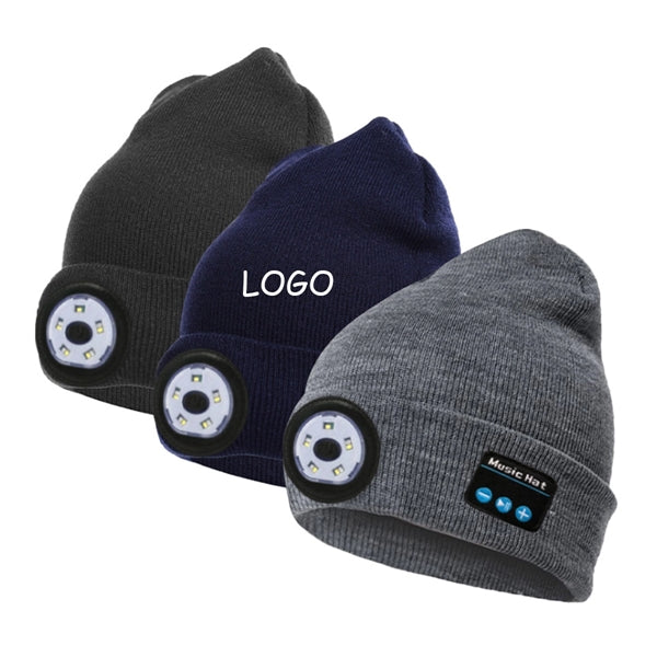 Led Light Music Knitted Cap