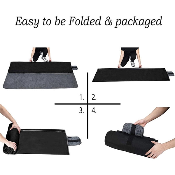 Waterproof Outdoor Blanket With Sherpa Lining