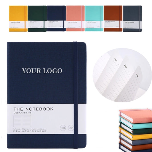 A5 Business Edging Elastic Band Notepad