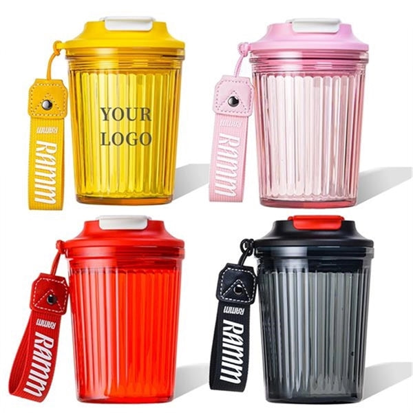 Portable Plastic Coffee Mug Water Cup