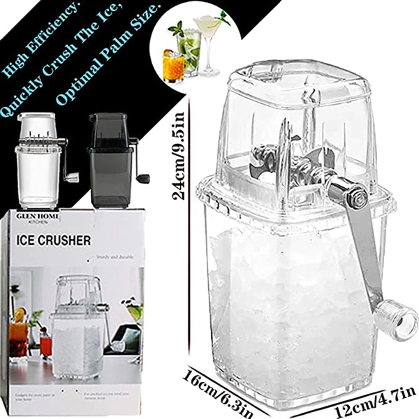 Manual Rotary Ice Crusher