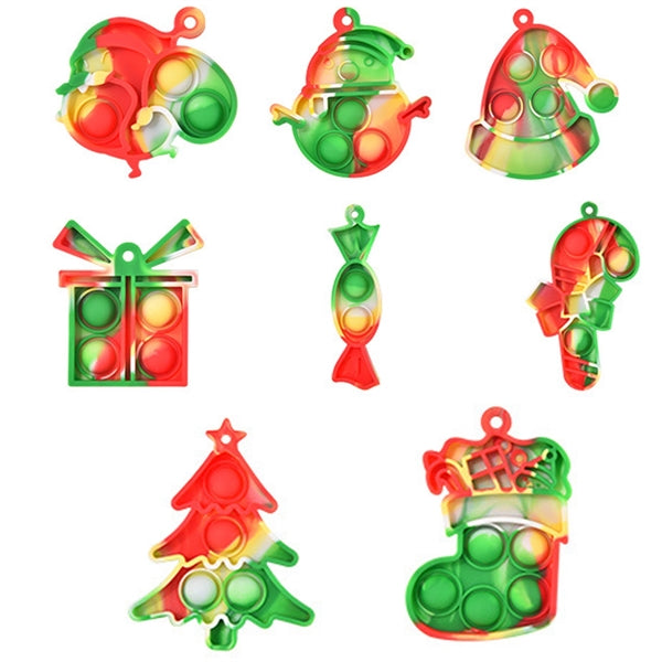 Pop Keychain Fidget Toy Halloween Christmas