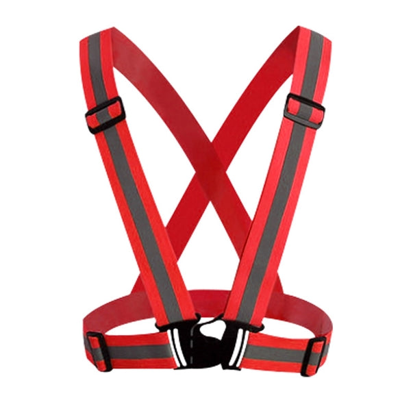 Reflective Elastic Band Strap Safety Vest