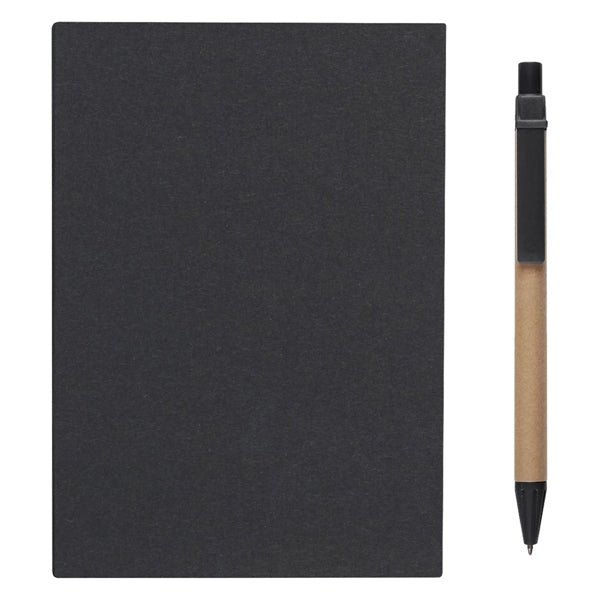 Meeting Mate Kraft Paper Notebook With Pen And Sticky Flags