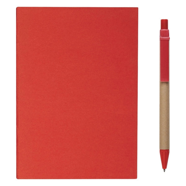 Meeting Mate Kraft Paper Notebook With Pen And Sticky Flags