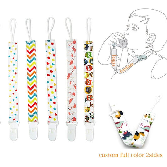 Full Color 2Sides Anti-lost Lanyard W/ Clip