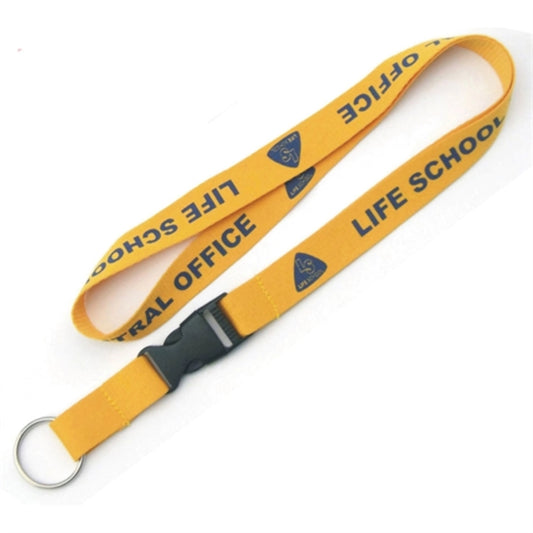 3/4" Polyester Lanyards w/ Detachable Buckle Release