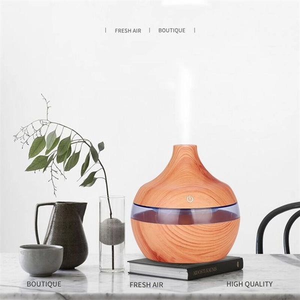 300m Wood Grain Humidifier