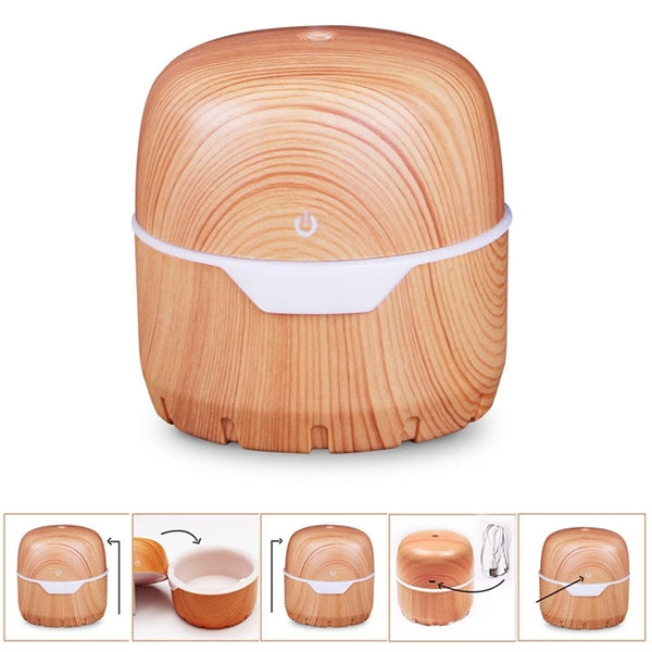Large Capacity Wood Grain Humidifier