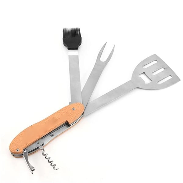 Grill & Chill BBQ Multi Tool Set - Stainless Steel