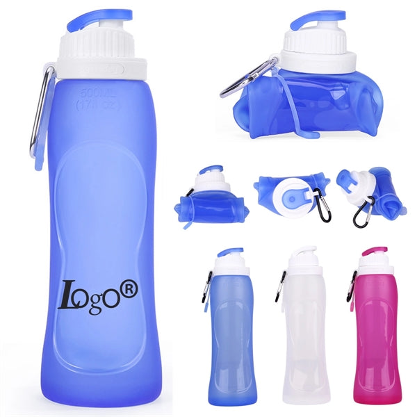 17Oz Silicone Collapsible Drink Bottle