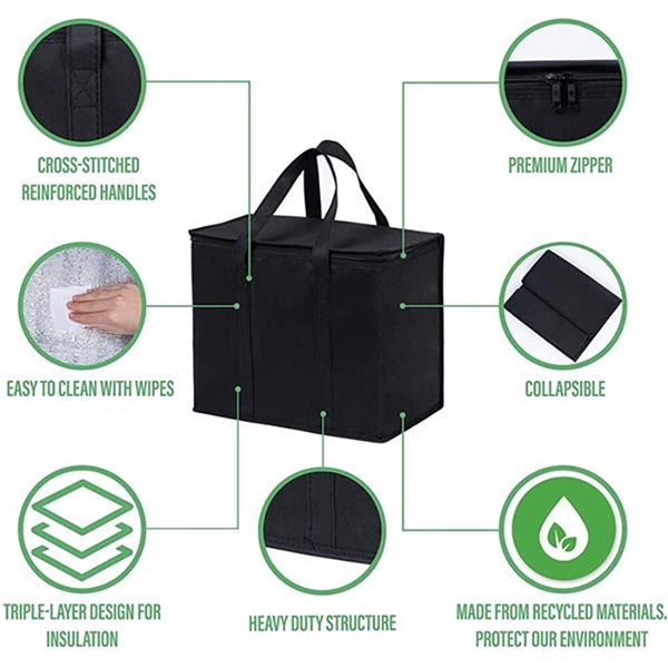 Insulated Cooler Food Delivery Bag