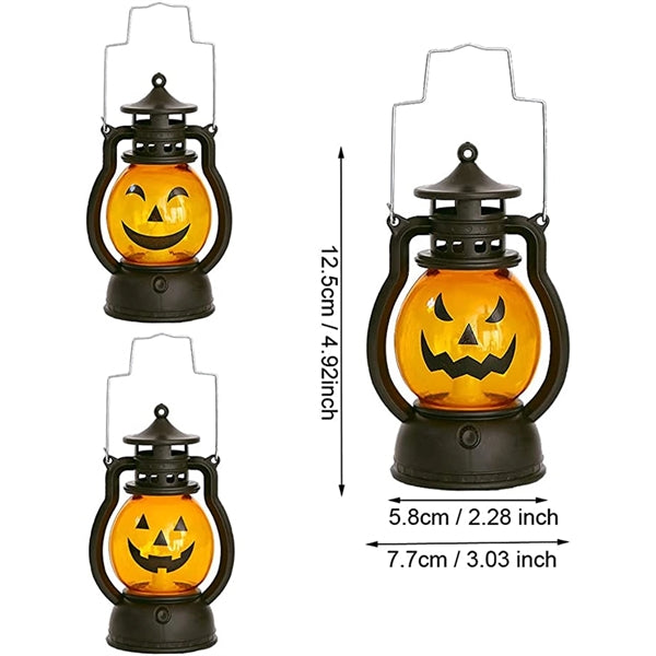Mini Halloween Pumpkin Lantern with LED