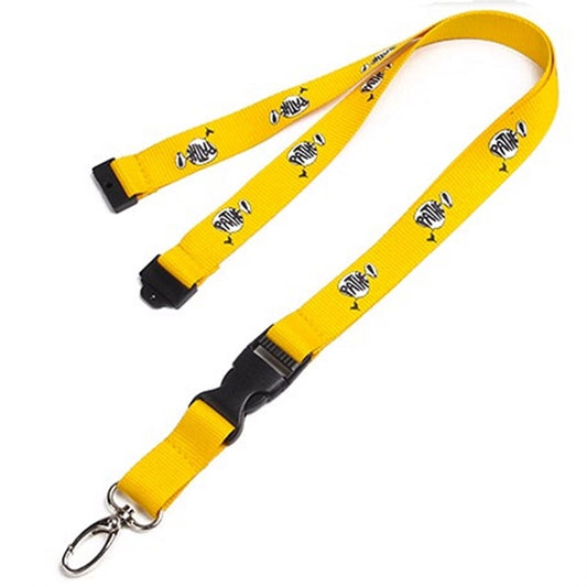 5/8" Polyester Lanyard w/ Buckle Release & Safety Break