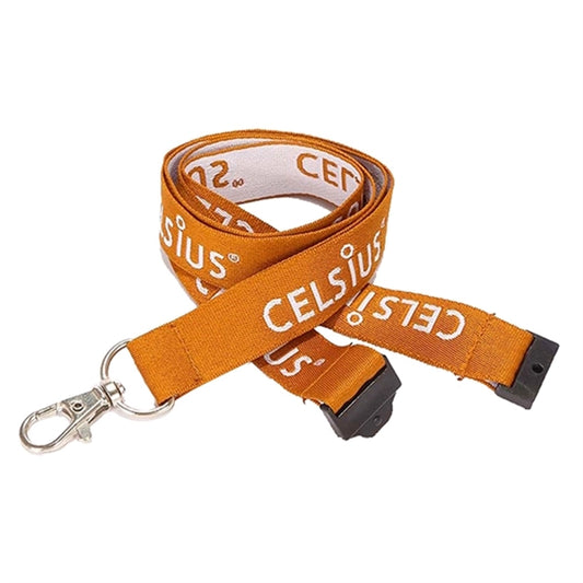 3/4" Woven Lanyards w/ Safety Breakaway
