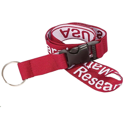 5/8" Detachable Woven Lanyards w/ Buckle Release