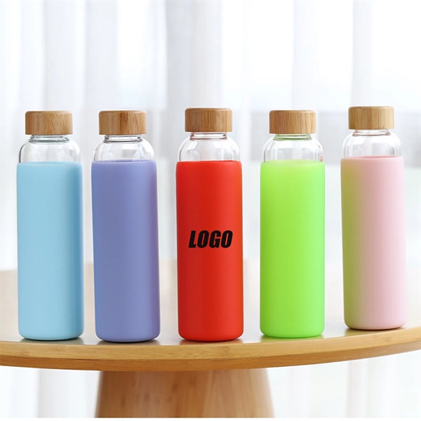 18oz Custom Logo Printed Glasses Bottle