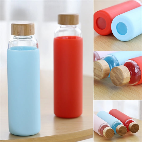 18oz Custom Logo Printed Glasses Bottle