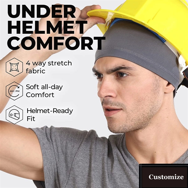 Cooling Skull Cap Helmet Liner for Men