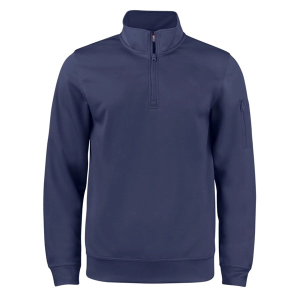Clique Lift Solution-dyed Performance Unisex Half Zip Swe...