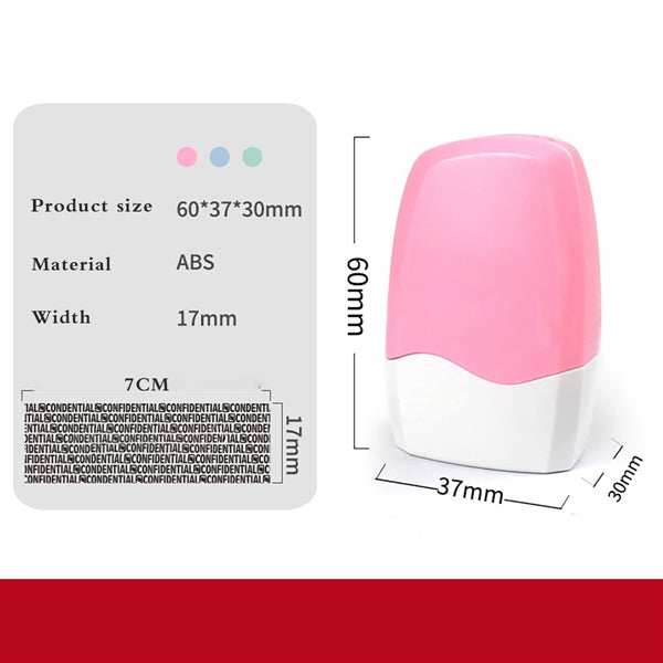Identity Theft Protection Roller Stamps
