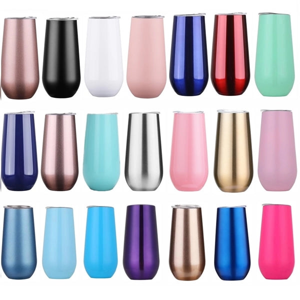 6oz Stainless Steel Water Bottle