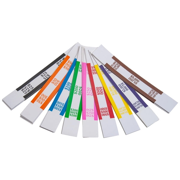 Self-Adhesive Money bands kraft paper currency straps