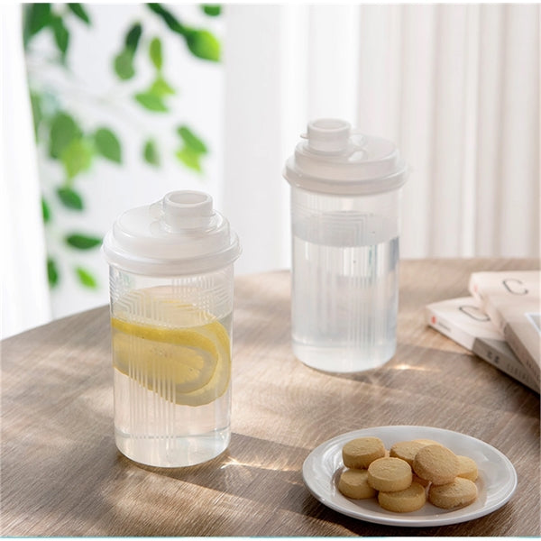 Clear Shake Cup Plastic Water Bottle