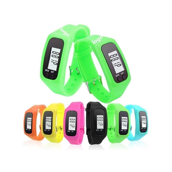 Digital LCD Pedometer Watch