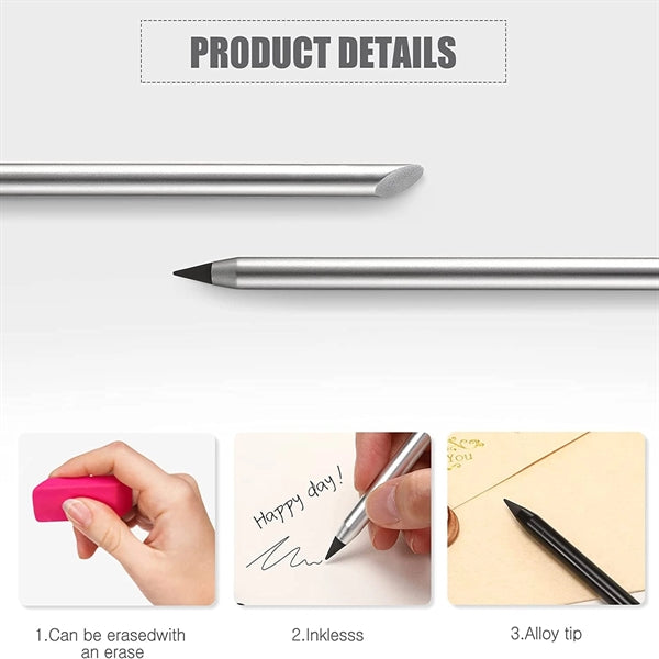 Creative No Ink Metal Eternal Pencil