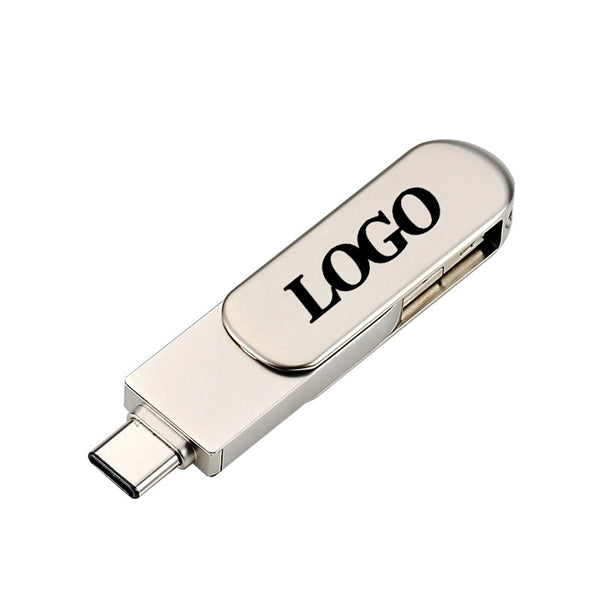 64GB Dual-Port USB 3.0 and Type-C Flash Drive