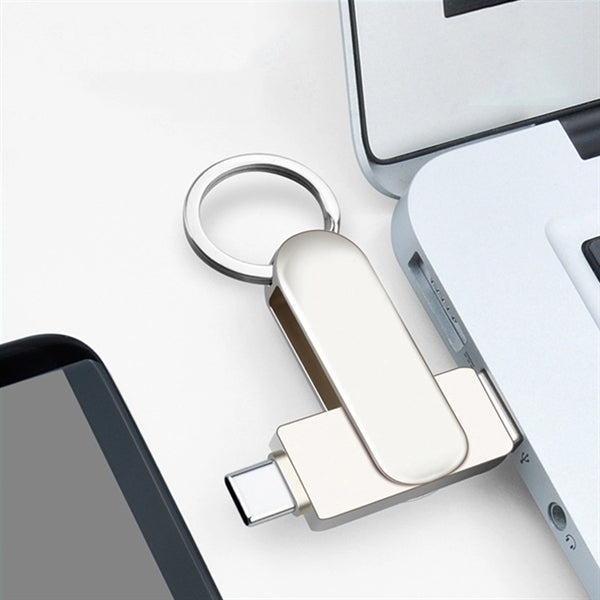 64GB Dual-Port USB 3.0 and Type-C Flash Drive