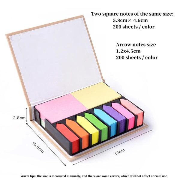 Colorful Sticky Notes Pad Set