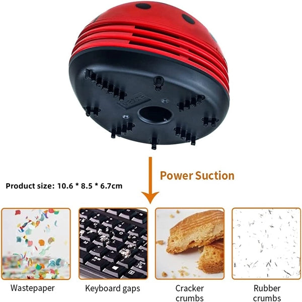 Cute Portable Cartoon Mini Desktop Vacuum