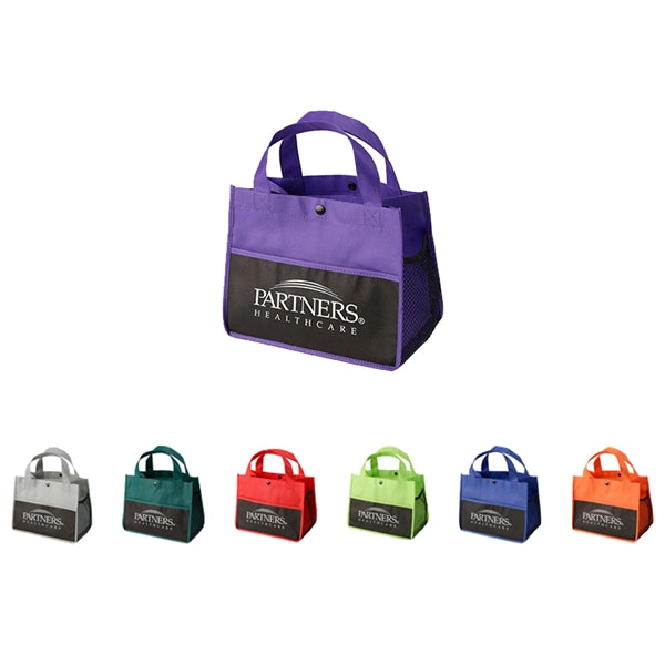 Snap Non-Woven Lunch Tote Bag