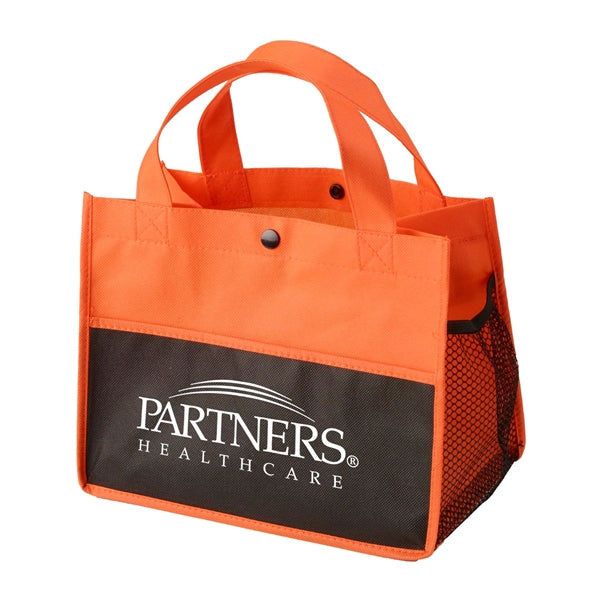 Snap Non-Woven Lunch Tote Bag