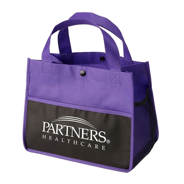 Snap Non-Woven Lunch Tote Bag