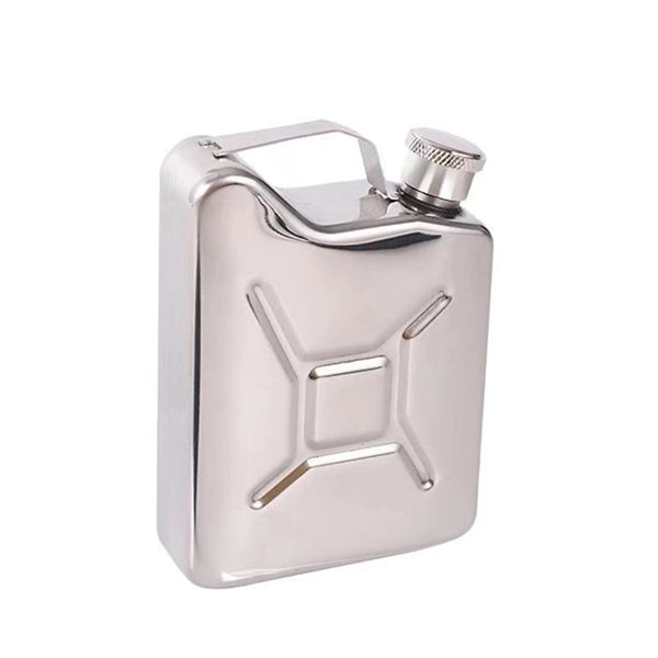 5 oz Oil Drum Shape Stainless Steel Leakproof Liquor Flask