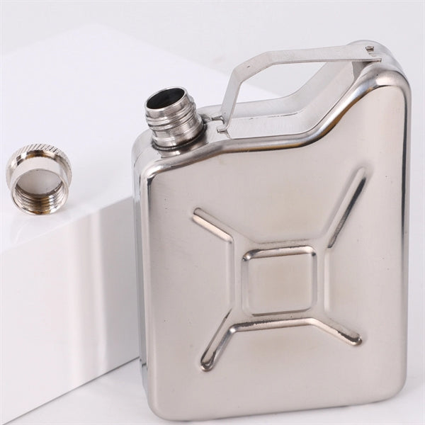5 oz Oil Drum Shape Stainless Steel Leakproof Liquor Flask