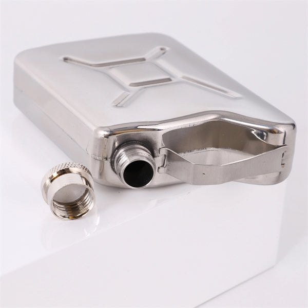 5 oz Oil Drum Shape Stainless Steel Leakproof Liquor Flask