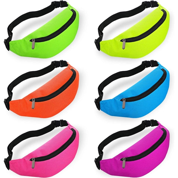 Colorful neon fanny pack