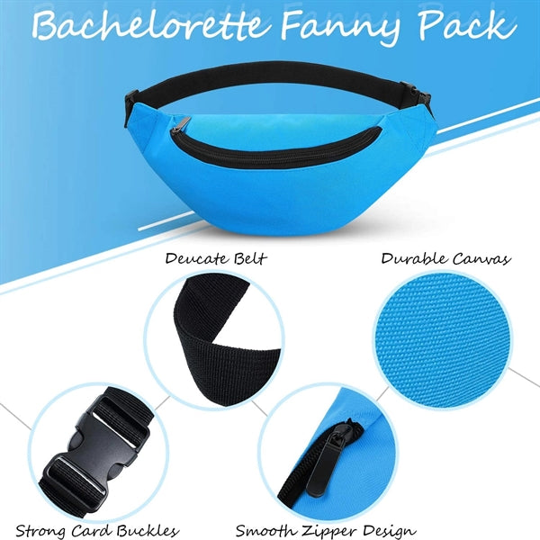 Colorful neon fanny pack