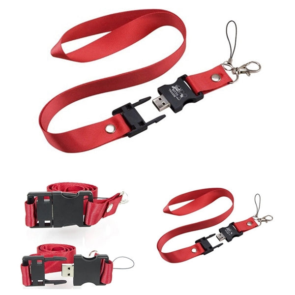 8GB 16GB U Disk with Lanyard