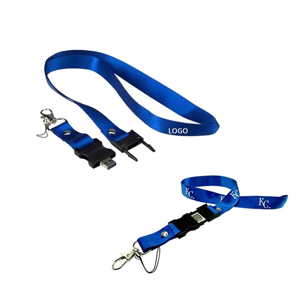 8GB 16GB U Disk with Lanyard